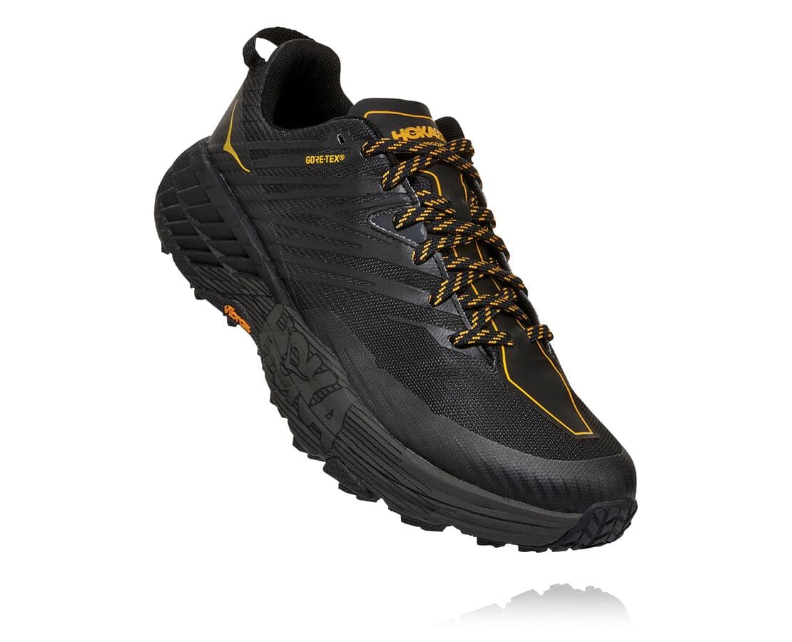 Hoka One One Speedgoat 4 Gore-Tex South Africa - Mens Trail Running Shoes - Dark Grey,MRYQG-7192